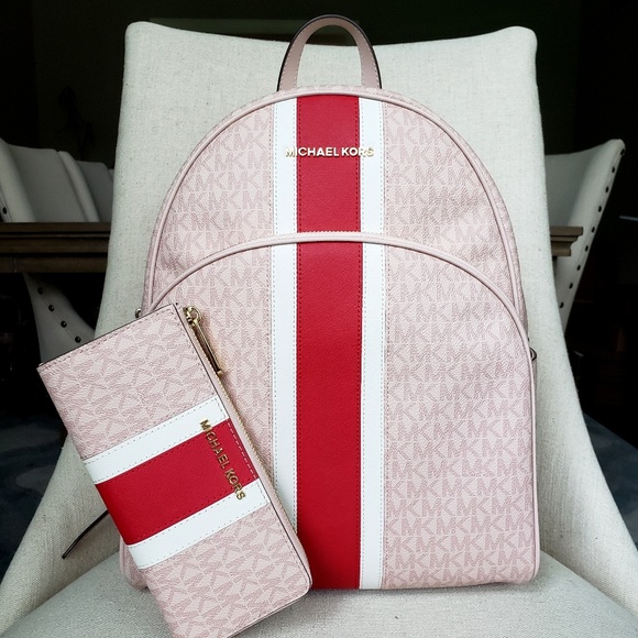 Michael Kors Handbags - SOLD NWT Michael Kors Abbey Backpack and Wallet
